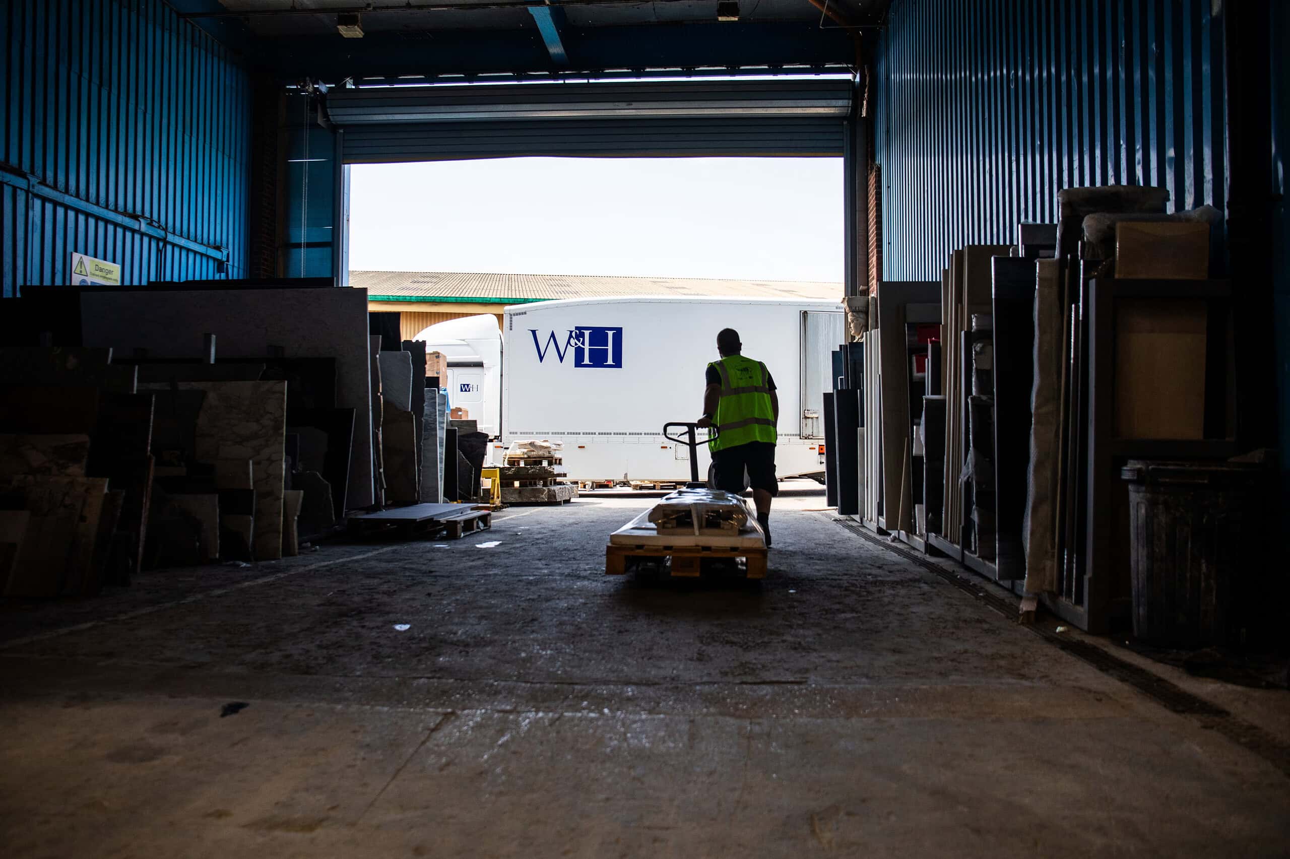 Fine art transportation services